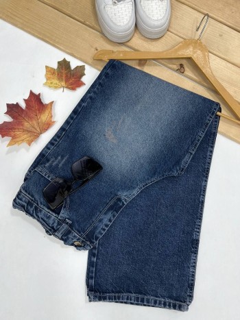 شلوار جین نیم بگ زنانه کد 70507