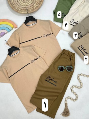 ست تیشرت و شلوارک کد 10222