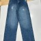 شلوار جین نیم بگ زنانه کد 70490