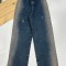 شلوار جین نیم بگ زنانه کد 70491