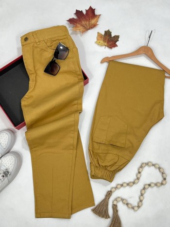 شلوار کتان مام استایل   زنانه کد 70390