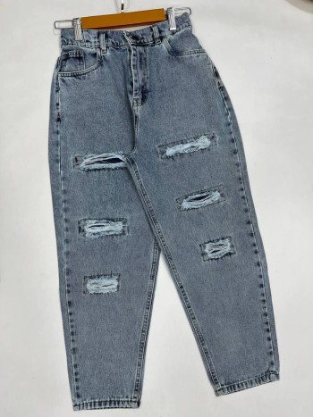 شلوار  جین مام استایل زنانه کد 70528