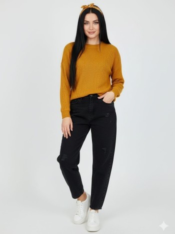 شلوار  جین مام استایل زنانه کد 70521