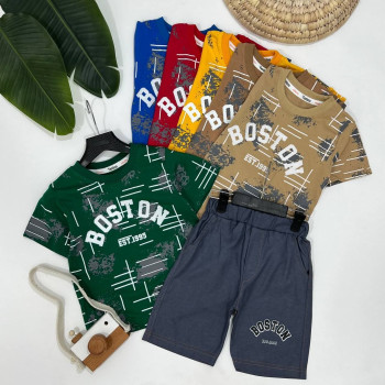 ست تیشرت و شلوارک کد 1006