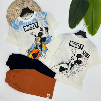 ست تیشرت و شلوارک کد:1038