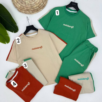 ست تیشرت و شلوارک کد:1001