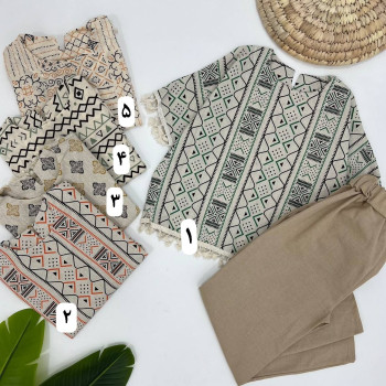 ست شومیز و شلوار لینن کد:20200