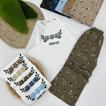 ست کراپ و شلوار کد 20136