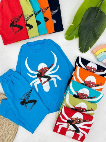 ست بلوز وشلوار مرد عنکبوتی کد:10114