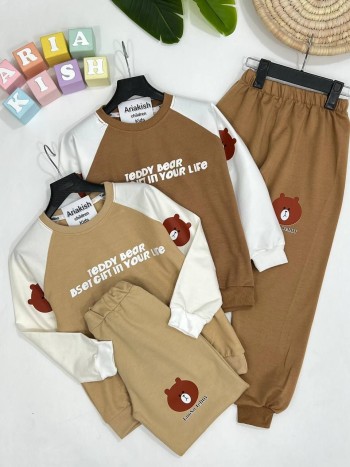 ست بلوز و شلوار تدی کد 30204