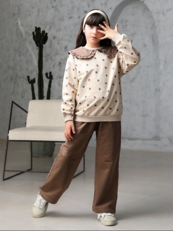 ست بلوز و شلوار یقه به به کد 20134